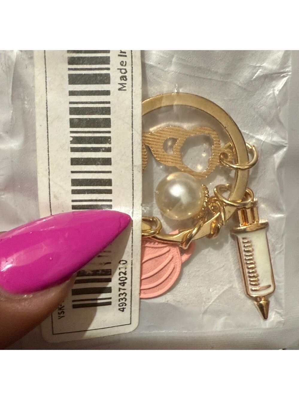 Nurse Medical Student Doctor Tools Bag Charm Keychain $20 new in package - Picture 3 of 3